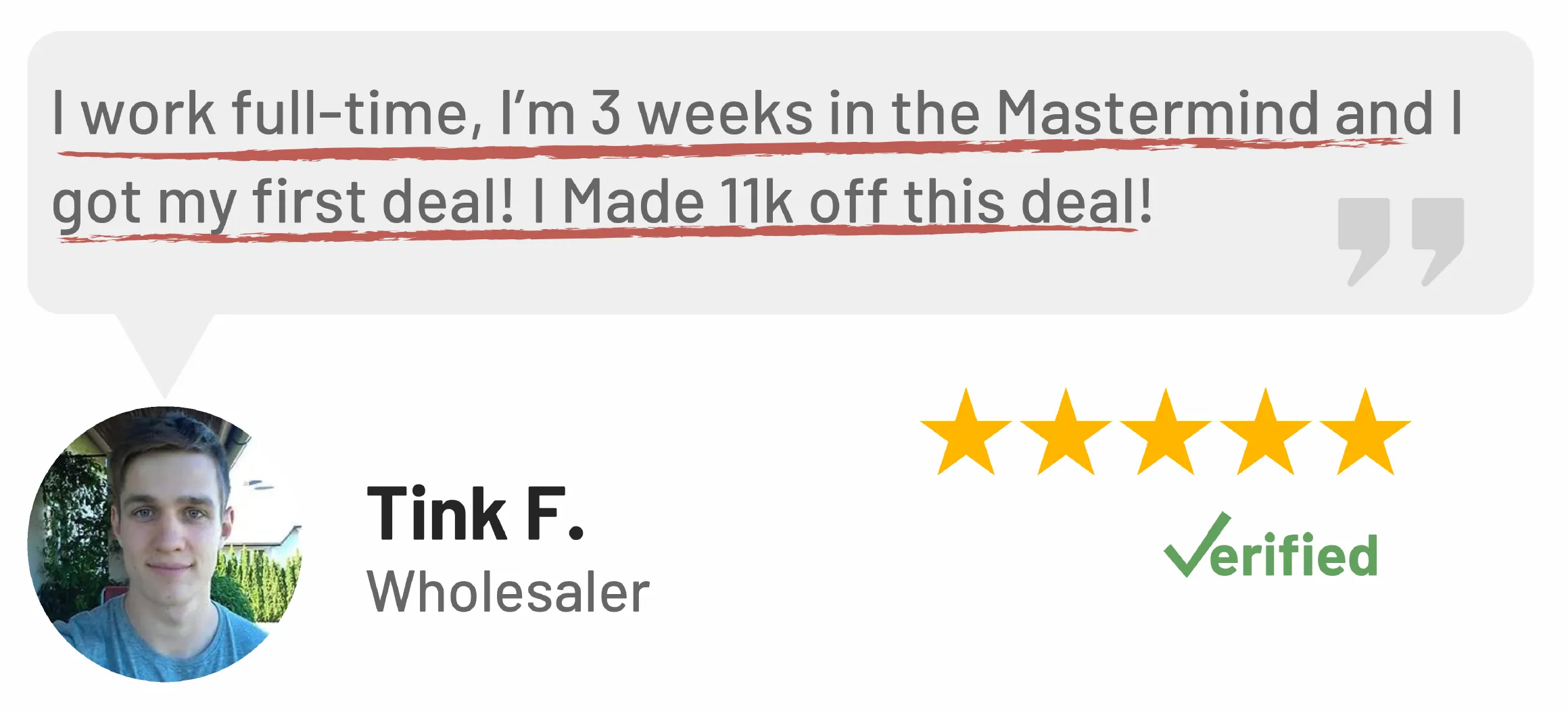 Wholesale Automation Academy Testimonial